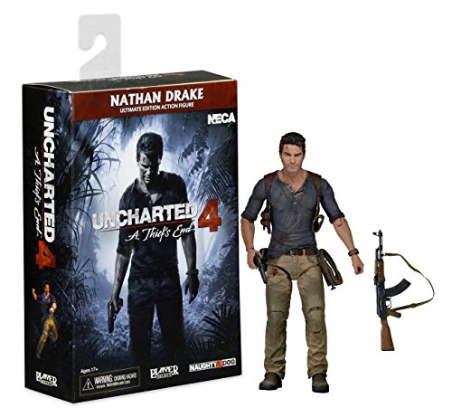 Uncharted 44946 Ultimate Nathan Drake Figur, 17,8 cm von NECA