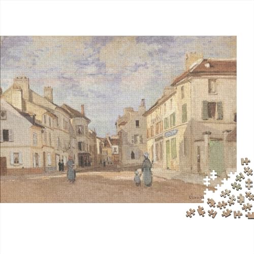 Claude Monet Gemälde Holz Puzzle Impossible Puzzle 1000 Teile Puzzles Für Erwachsene Klassische Puzzlespiel Schwer Pädagogisches Spielzeug Puzzel 1000pcs von NEDLON