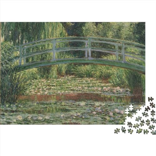 Claude Monet Puzzle 1000 Teile Erwachsene Puzzles Für Erwachsene Klassische Puzzles Erwachsene Puzzlespiel Schwer Pädagogisches Spielzeug 1000pcs von NEDLON