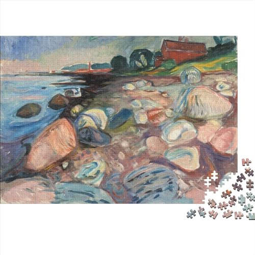 Edvard Munch Weltberühmte Gemälde Holz-Puzzle Für Erwachsene 1000 Teile, Hölzernes Kunst Puzzle, Museum Puzzles, Lernspiele, Tolles Geschenk, Wohnkultur 1000pcs von NEDLON