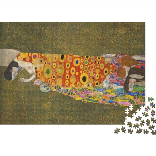 Gustav Klimt Weltberühmte Gemälde Holz-Puzzle, Impossible Puzzle, Gemälde Puzzles Für Erwachsene, Hope Puzzle, Puzzlespiel Für Jugendliche Puzzel 1000pcs von NEDLON