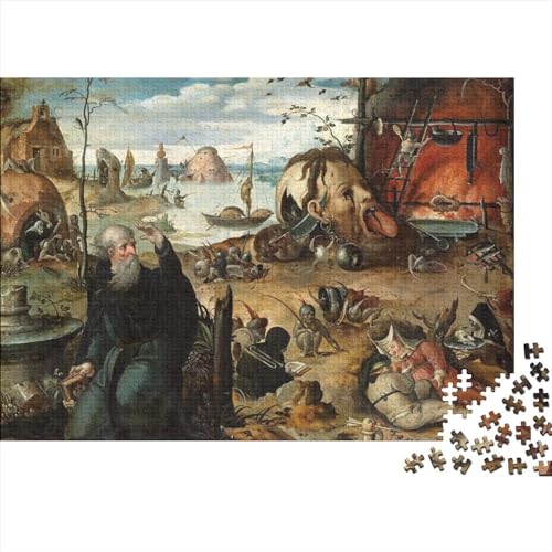 Hieronymus Bosch 1000 Teile Erwachsenen Lustige Puzzles Mit Energie - Das Puzzle Gleichzeitig Für Einsteiger Und Puzzle Profis Mutige Puzzler Puzzeln von NEDLON