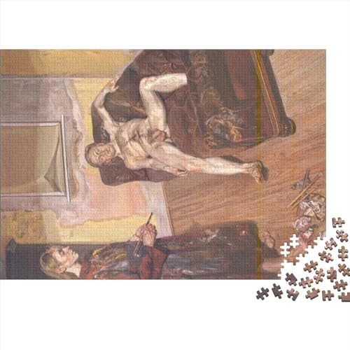 Lucian Freud Weltberühmte Gemälde Puzzle 1000 Teile Erwachsene, 1000 Teile Jigsaw Lustige Puzzles Geschenk-Idee Für Geburtstag,Weihnachten,Halloween Und Valentinstag von NEDLON