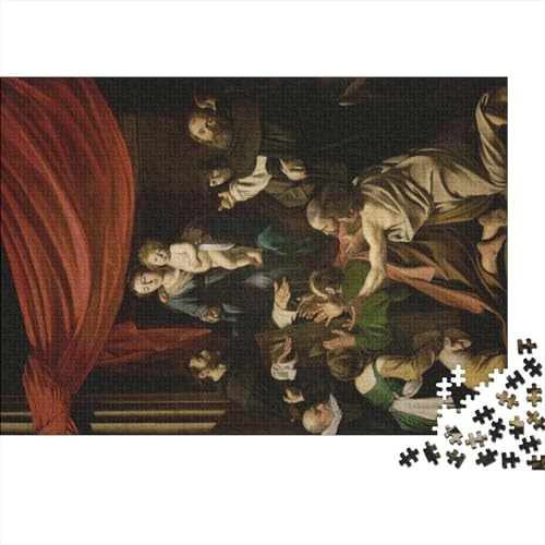 Michelangelo Caravaggio Puzzle 1000 Teile Erwachsene Puzzles Für Erwachsene Klassische Puzzles Erwachsene Puzzlespiel Schwer Pädagogisches Spielzeug 1000pcs von NEDLON