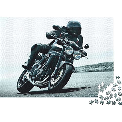 Motorrad Holz Motorroller Puzzle, 1000-Teilige Motorbike Puzzles, Geschicklichkeitsspiel, Für Erwachsene Moto Puzzles Piele Spielzeug Geschenk von NEDLON