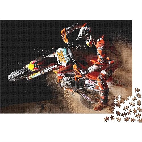 Motorrad Holz Puzzle Für Erwachsene Puzzeln,1000 Teile, Impossible Puzzle, Übung Für Den Geist, Interaktives Klassische Puzzles von NEDLON