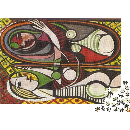 Pablo Picasso Puzzle 300 Teile,Puzzles Für Erwachsene,Impossible Puzzle, Geschicklichkeitsspiel Für Die Ganze Familie, Puzzle Farbenfrohes von NEDLON