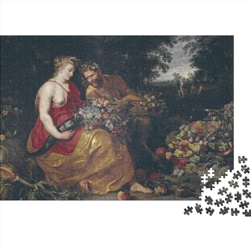 Peter Paul Rubens Puzzles Für Erwachsene,Übung Für Den Geist,Geschenk-Idee,Nachhaltiges Puzzle Tolles Geschenk Familientreffen Spiele 1000 Teile von NEDLON