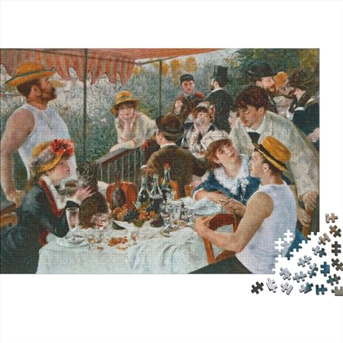 Pierre-Auguste Renoir Kunst Puzzles 1000 Teile, Museum Puzzle DIY Holzpuzzle, Weltberühmte Gemälde Klassische Puzzles Spielzeug, Familienspaß Jigsaw Board 1000pcs von NEDLON