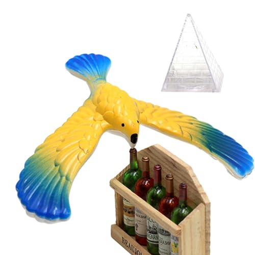 Balance-Vogelspielzeug – Balancierender Vogel, Schwerpunkt balancierender Vogel | Lustiges Balance-Fingerspielzeug, Büro-Desktop-Neuheit Eagle Trick Party für Stuffers von NEECS