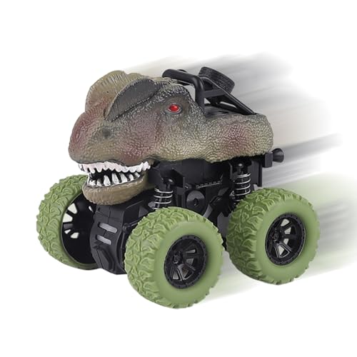 NEECS Push-and-Go-Autos | Pädagogische Dino-Trägheitsautos | Tierautospielzeug für Kinder Jungen und Mädchen im Alter von 3–8 Jahren, Reibungsspielzeug, Dinosaurierspielzeug, Geschenke von NEECS