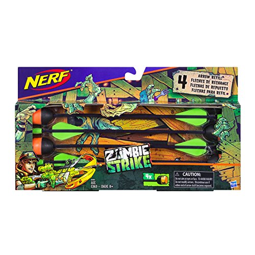 Hasbro B9090EU5 Zombiestrike 4 Arrow Refill von NERF