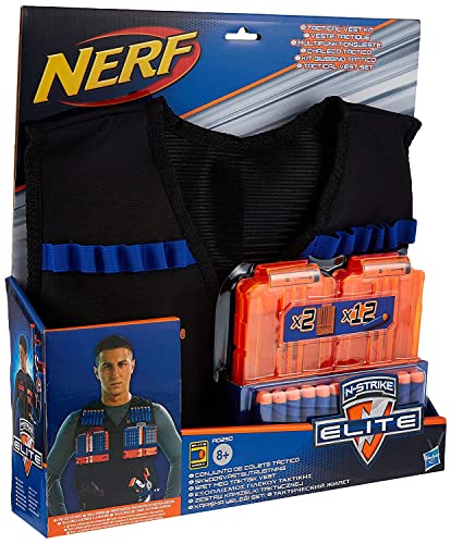 NERF Hasbro A0250148 - N-Strike Elite Battle Weste, Zubehör von NERF