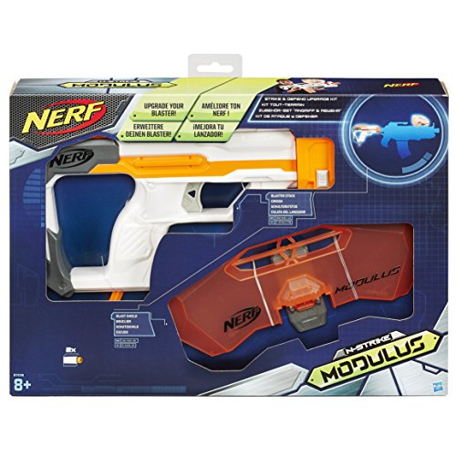 NERF Hasbro B1536EU4 - N-Strike Elite Modulus Zubehör-Set Angriff & Abwehr, Zubehör von NERF