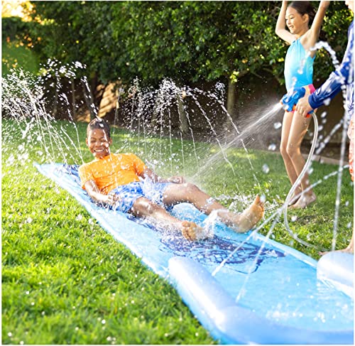 NERF Super Soaker Blast Water Slide - Die ultimative 4,6 m Outdoor-Rutsche für Kinder - inklusive extra Wasserblaster von NERF