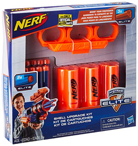 NERF Upgrade Kit: 3 Shells, 9 Darts, Shell Holder von NERF