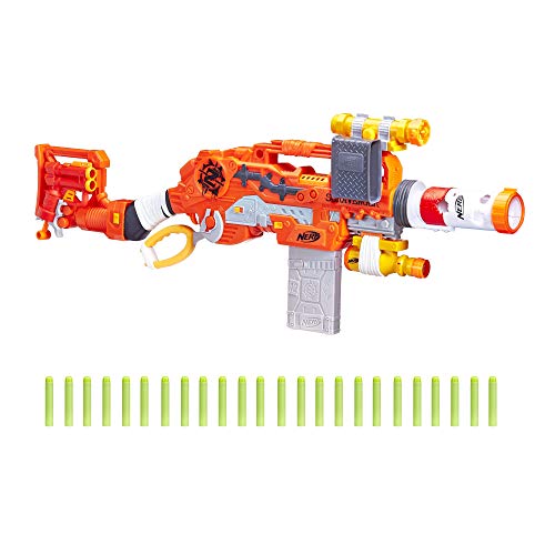 NERF Zombie Strike Scravenger, Spielzeugblaster mit umfangreichem Zubehör von NERF