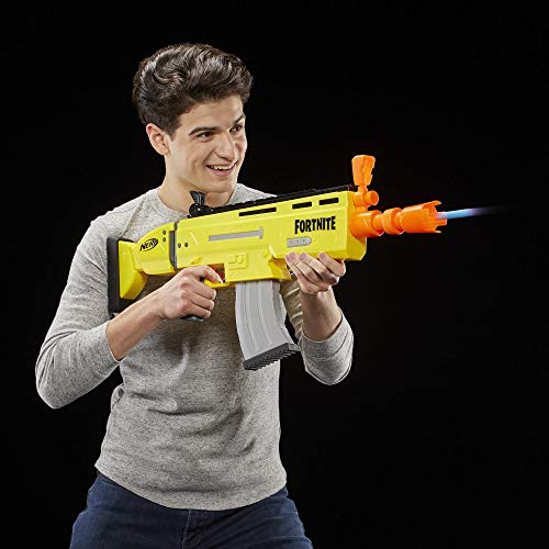 Nerf AR-L Motorisierter Spielzeug Blaster, 20 Fortnite Elite Darts, Klappvisier – Für Jugendliche und Erwachsene, Mehrfarbig von NERF