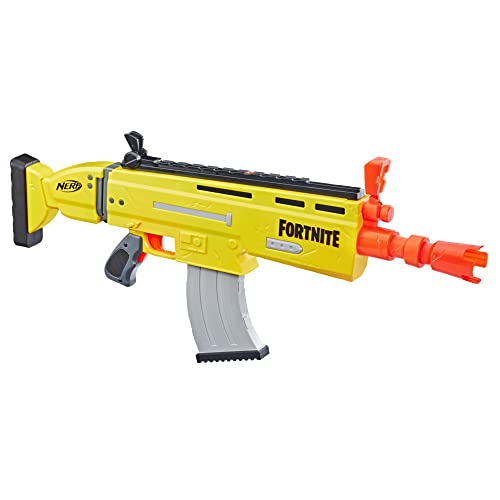 Nerf AR-L Motorisierter Spielzeug Blaster, 20 Fortnite Elite Darts, Klappvisier – Für Jugendliche und Erwachsene, Mehrfarbig von NERF