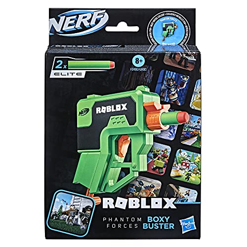 Nerf F2496ES1 Roblox NER MS Phantom Forces Boxy Buster, grün, Standard von NERF