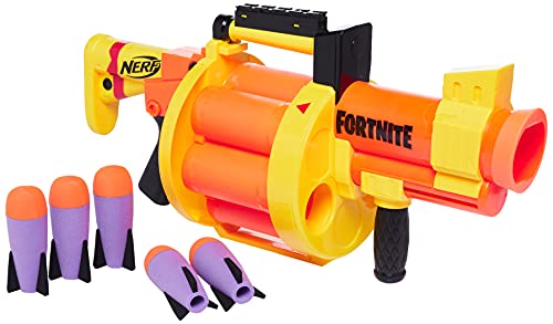 Nerf Fortnite GL Raketen-Blaster – Trommel, Pump-Action – enthält 6 Nerf Raketen – für Kinder, Jugendliche, Erwachsene von NERF