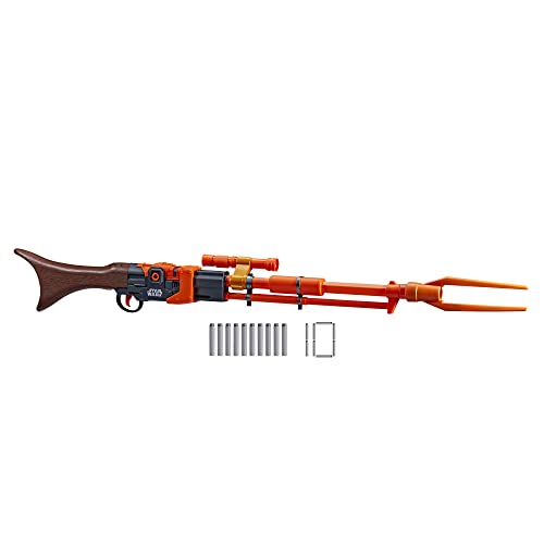 Nerf Star Wars Amban Phase-Pulse Blaster, The Mandalorian Scope, 10 Official Elite Darts, Breech Load, 50.25 Inches Long (Amazon Exclusive) von NERF