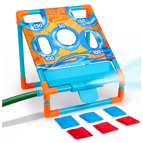 Wow Wee SOAK-7246 Sitzsack werfen Cornhole, Mehrfarbig, 18 x 17 x 17 von NERF