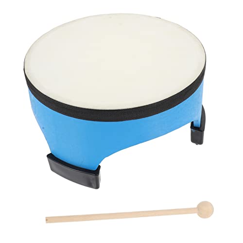 1 Satz Große Trommel Aus Schaffell Musiktrommel Trommel Für Kinder Montessori-Schlagzeug Kindertrommel Floor Tom Drum Für Kinder Musik-Trommel-Spielzeug Kinder Spielset Holzkreis NESTINGHO von NESTINGHO