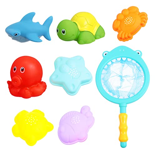 1 Satz Lao Lao Le Spielzeug Badespielzeug Strandspielzeug für Babys Wasserspielzeug Kinder badewannenspielzeug Animal Toys Kinder Badezimmer Spielzeug Angeln dusche Spielzeug Vinyl NESTINGHO von NESTINGHO