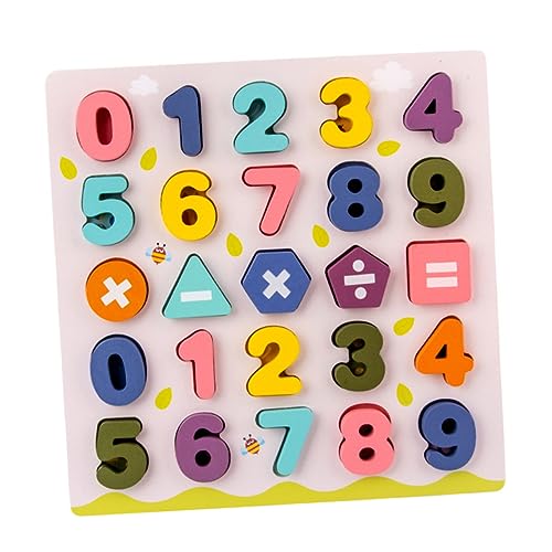 NESTINGHO 1 Satz Alphabet-blöcke-Puzzle-Spielzeug Spielzeug Für Kinder ABC-puzzlebrett Kinderspielzeug Steckpuzzles Kinderpuzzle 3D-Buchstaben-rätsel Für Kleinkinder Stapelblöcke Hölzern von NESTINGHO