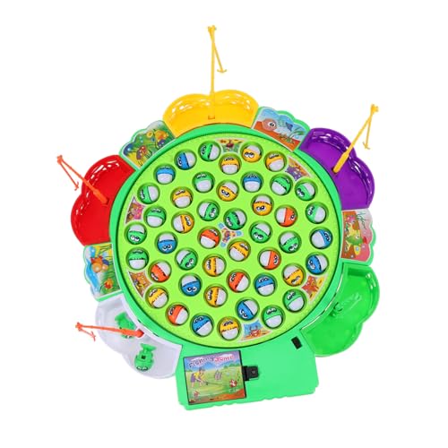 NESTINGHO 1 Satz Angelrolle Spielzeug Magnetisches Angelspielzeug Regenbogen-Clip-perlen-Puzzle Block-Puzzle Indoor-Spielzeug Elektrisches Angelspielzeug Outdoor-Spielzeug Plastik Colorful von NESTINGHO