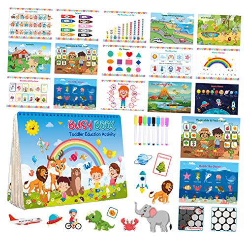 NESTINGHO 1 Satz Aufklärungs-ruhebuch Stickerbücher Für Kinder Aufkleberbuch Für Kinder Aufkleber Für Kinder Kinderaufkleber Buch Mit Pädagogischen Aufklebern Zum Selbermachen Papier von NESTINGHO