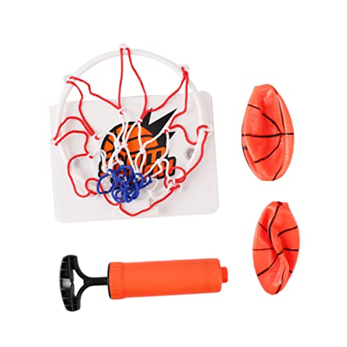 NESTINGHO 1 Satz Basketballspielzeug Für Die Wand Indoor-basketballkörbe Basketballbälle Wandmontiertes Basketballspielzeug Kinderbasketball Kleiner Basketballkorb Indoor Mini-basketballkorb von NESTINGHO