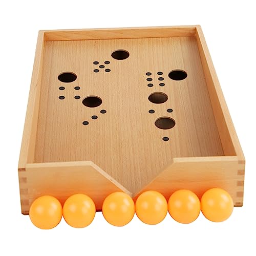 NESTINGHO 1 Satz Blas Box schwimmendes Spielzeug Desktop-Hockeyspiel schnelles Sling-Puck-Spiel interaktives Spielzeug spielzeughandys für Babys Tischtennis Spielzeug Lernspielzeug hölzern von NESTINGHO