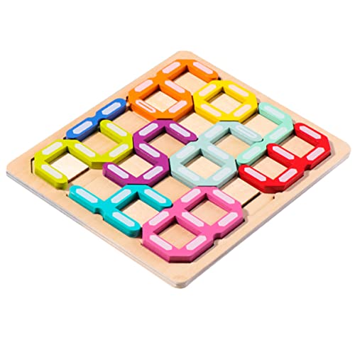 NESTINGHO 1 Satz Digitales Labyrinth Kompaktes Kinderspielzeug -Puzzle Haushaltsspielzeug Für Kinder Lernspielzeug Für Den Haushalt Kinder Rätsel Gehirn Teaser Labyrinth Ball Hölzern von NESTINGHO