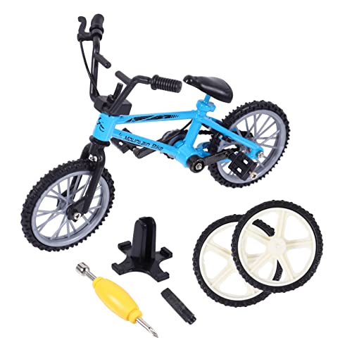 NESTINGHO 1 Satz Fingerrad Spielzeug für Mini-Bikes Finger-Mini-Fahrrad Miniaturen Mini-MTB Miniaturfiguren Spielzeug für Kinder kinderspielzeug Mini-Fingerbike Fingerfahrräder Plastik Blue von NESTINGHO