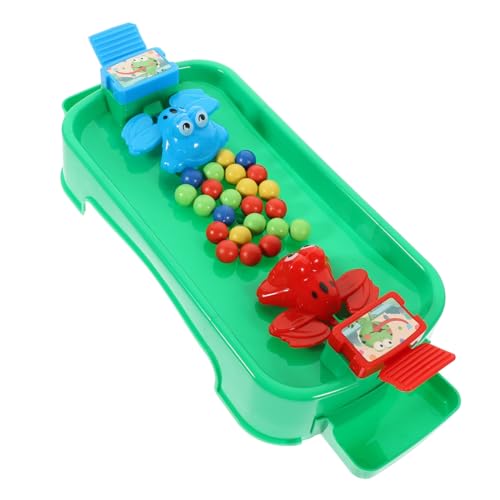 NESTINGHO 1 Satz Frösche fressen Perlen Frösche Schlucken Perlen Frosch Badespielzeug lustiges Froschspielzeug Frosch isst Bohnen sankastenspielsachen настольные игры Bohnen gmae Essen von NESTINGHO