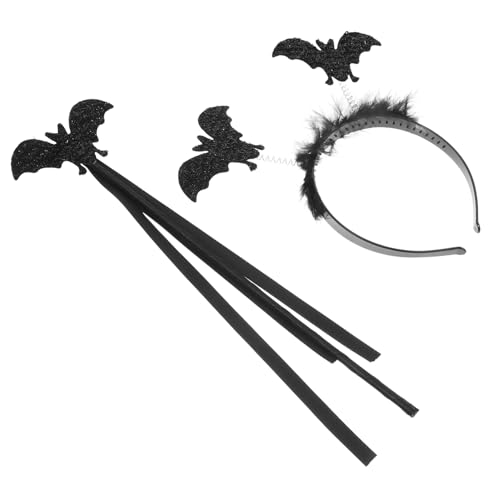 NESTINGHO 1 Satz Halloween Zauberstab Spielzeug Halloween-haarreifen Gefälschtes Spinnen-stirnband Spinnenhaarreifen Skelett Stirnband Halloween-kopfschmuck Halloween-party-stirnband von NESTINGHO