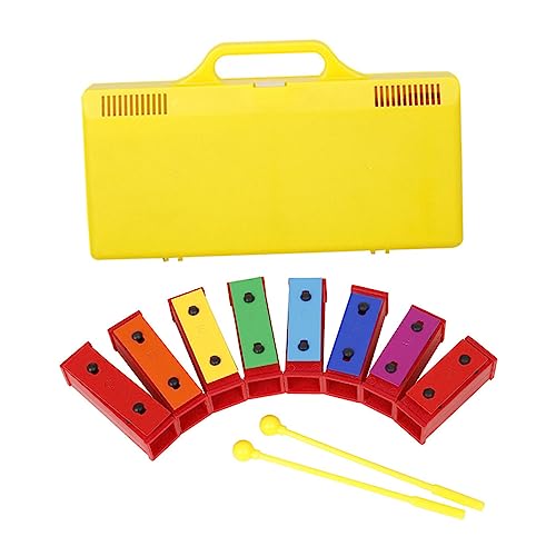 NESTINGHO 1 Satz Handpercussion Musikalisches Klopfklavier Spielzeug Für Handklopfendes Musikspielzeug Musikalisches Spielzeug Für Kleinkinder Glockenspiel Xylophon Babyspielzeug Abs von NESTINGHO