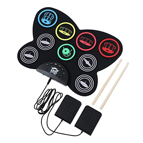 NESTINGHO 1 Satz Handrolle elektronische Trommel Elektronik-Kit Musikalisches Trommelspielzeug kinderinstrumente Kinder musikinstrumente lustige Trommel Elektronisches Trommelspielzeug PVC von NESTINGHO