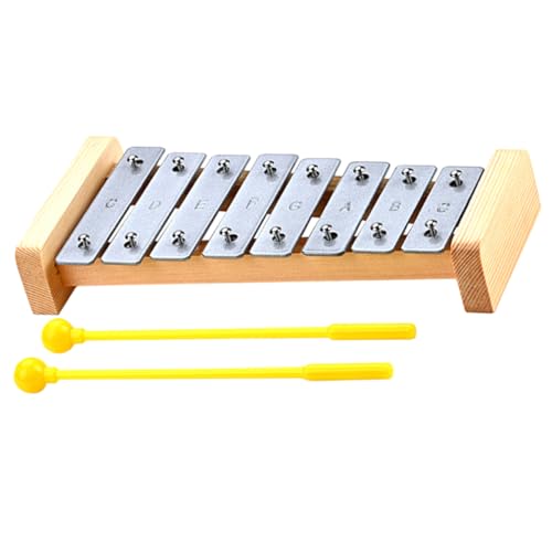 NESTINGHO 1 Satz Klavier Musik Klopfendes Spielzeug Kinder Spielset Musikspielzeug Für Kinder Kinderspielzeug Musikinstrument -Musical Musikspielzeug -xylophon-Spielzeug Metall von NESTINGHO