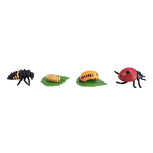 NESTINGHO 1 Satz Lebensphasenmodell Kinderspielzeug Bienenspielzeug Simulation Von Tierornamenten Marienkäfer-dekor Tiere Zeigen Modelle Halloween-dekor Figuren Für Kinder Spielzeuge Abs von NESTINGHO