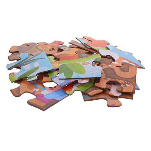 NESTINGHO 1 Satz Puzzle Für Kinder Interaktives Puzzle Tier Puzzles Musterpuzzle Puzzles Tierformen Spielzeug Für Kleinkinder Rätsel Für Kinder Kinderspielzeug Kleinkindspielzeug Papier von NESTINGHO