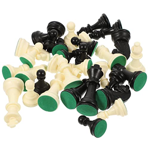 NESTINGHO 1 Satz Schachfiguren Schachuhr Schachbrett Schach P.p. Schach Schachbrettfiguren Schach Ersatz Schachblock Internationales Schach Schachbrett Zubehör Schach Für Brettspiel Pp von NESTINGHO