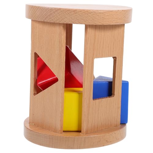 NESTINGHO 1 Satz Sortierspielzeug aus Holz Feinmotorikspielzeug Holzspielzeug Spielzeug zur Entwicklung der Motorik Früherziehungsspielzeug Farblernspielzeug für Kinder Babyspielzeug von NESTINGHO