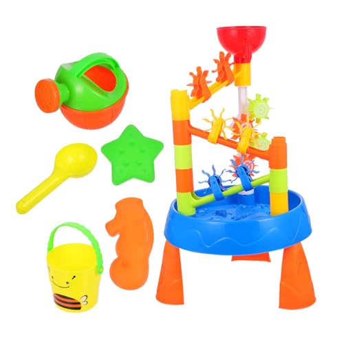 NESTINGHO 1 Satz Strandtisch Spielzeug Für Kinder Sandtisch Für Kinder Sand- Und Strandspielzeug Kinderspielzeug Kinder Tylonal Sandtisch Spielzeug Sandtisch Spielset Plastik Colorful von NESTINGHO