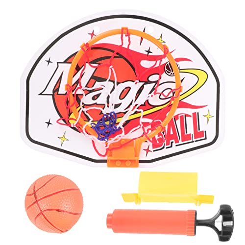 NESTINGHO 1 Satz Wandbasketballbrett Zusammenklappbarer Basketballständer Spielzeug Für Draußen Mini-Spielzeug Basketbälle Im Freien Minispielzeug Für Kinder Anzug Für Kinder Plastik von NESTINGHO