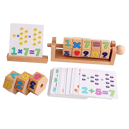 NESTINGHO 1 Satz Zauberwürfel-Lehrmittel Kinder spielset Puzzles für Kinder Rätsel für Spielzeug für Kinder kinderspielzeug Puzzle Spielzeug zusammenbauen Puzzle-Spielzeug aus Holz hölzern von NESTINGHO