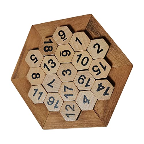 NESTINGHO 1 Satz digitales Spielspielzeug Kinderspielzeug Puzzle-Spielzeug Lernspielzeug Kinder holzspielzeug zabawki stymulujące rozwój Zahlenpuzzle aus Holz pädagogisches Lernwerkzeug von NESTINGHO