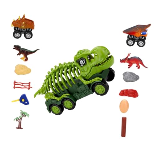 NESTINGHO 1 Set Dinosaurier Essauto Lernspielzeug Für Kinder Spielzeugautos Für Kinder Kinderwagen Spielzeug Für Babys Mädchen Kinderspielzeug Autos Kleinkindspielzeug von NESTINGHO